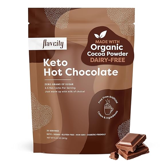 FlavCity Keto Hot Chocolate Powder