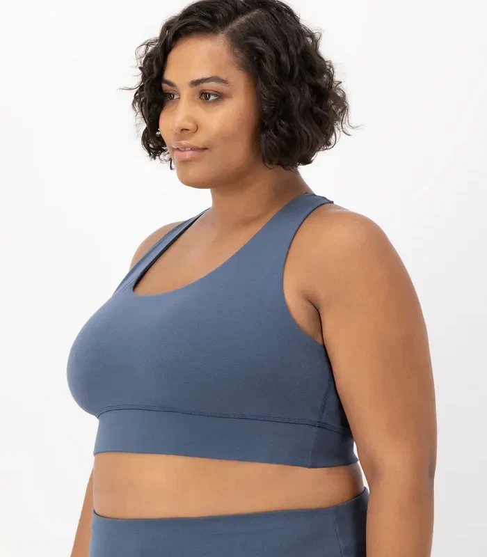 Hanes Originals Women's Longline Bralette (Plus Size)